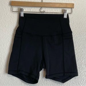 Ethos Biker Hi Waisted Seamless Shorts Black S